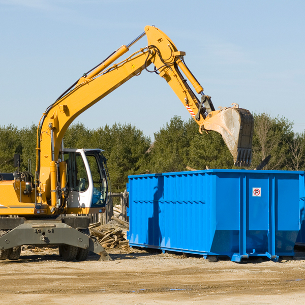 what are the rental fees for a residential dumpster in Mc Fall